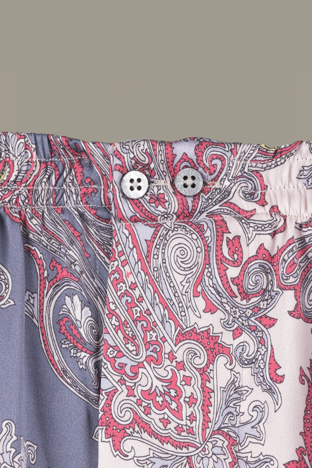 Etro Grey Klasik İpek Boxer